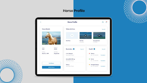 Android application Prox Equine screenshort