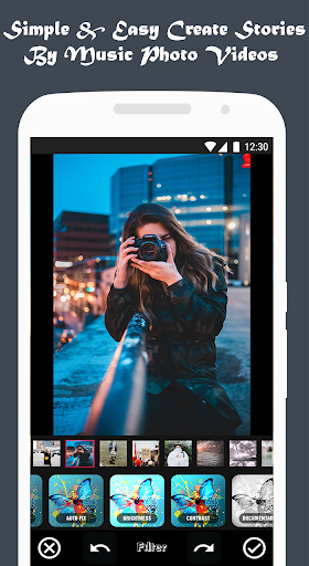 Android application Video maker & music slideshow screenshort