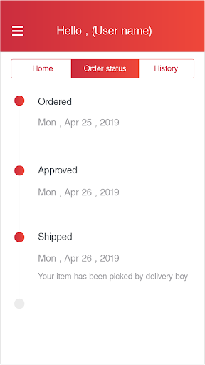 Customer App - OM TSE GOGAS Screen 3