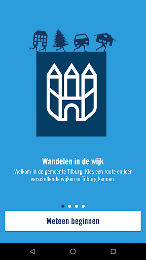 Android application Wandelen in de wijk screenshort