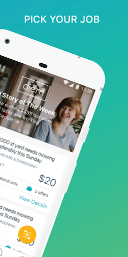 Diem - Get Paid Screen 2