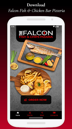 Android application Falcon Fish & Chicken Bar screenshort