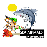 Sea animals english language icon