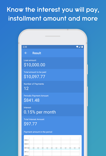 Loan Calculator Screen 3