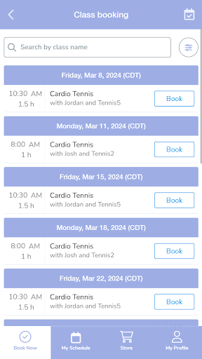 Western Racquet & Fitness Club Screen 3