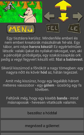 Android application Szúnyogember 2 screenshort