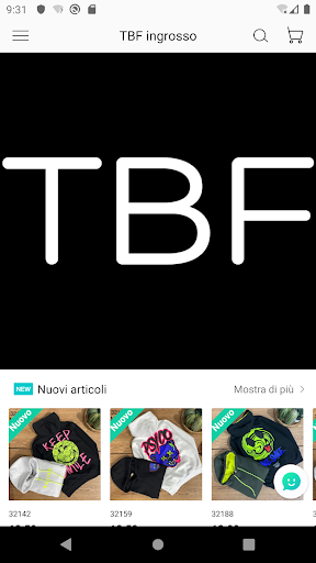 TBF INGROSSO Screen 2