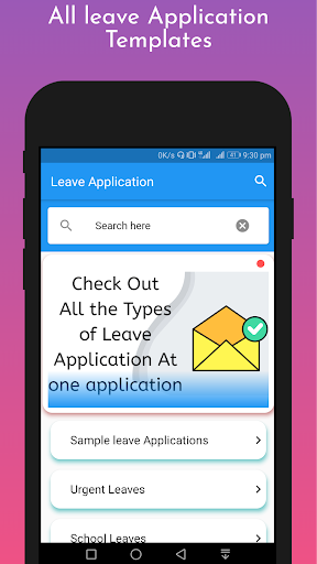 Leave Application Letters