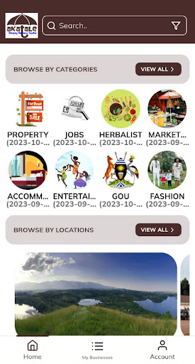 Android application Akatale UG screenshort