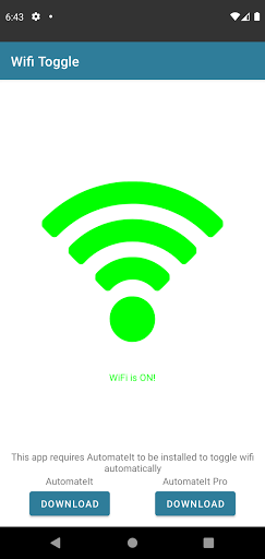 Wifi and Hotspot toggle