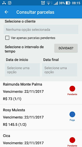 Controle de Estoque e Vendas Screen 2