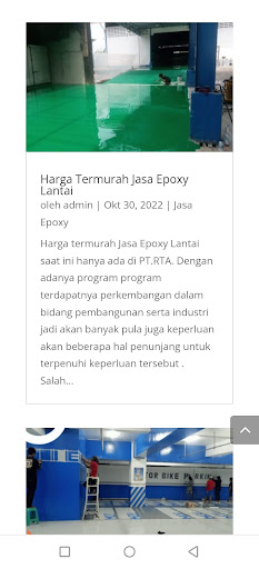 Android application Jasa Pengecatan Epoxy Lantai screenshort