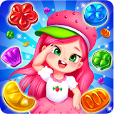 Strawberry Princess Cookie Match 3 icon
