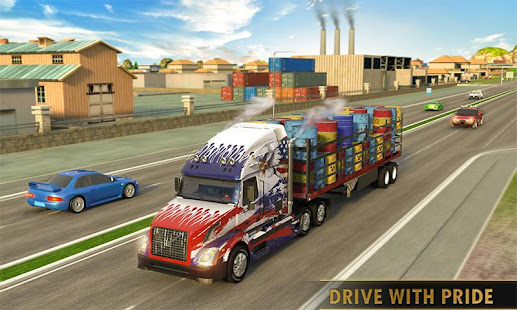 Euro Truck Driving Simulator Transport Truck Games Varies with device screenshots 2