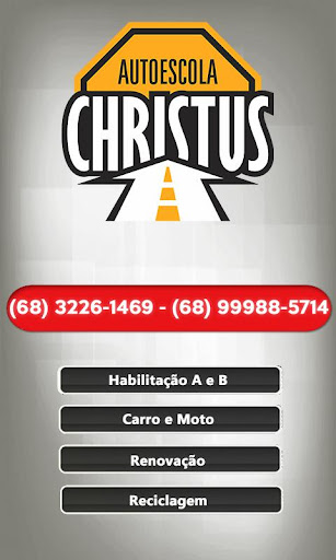 Android application Autoescola Christus screenshort