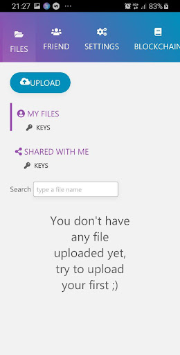BitDust alpha1 Screen 3