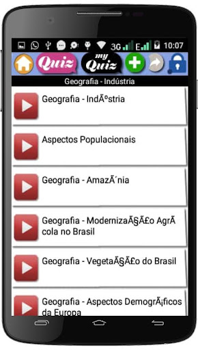 Android application Curso de Economia Agrícola (po screenshort