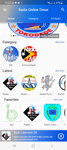 Radio Online Timor Screen 3