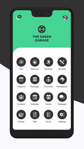 Android application The Green Garage Prod screenshort