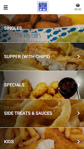 Android application Fish & Chips on the Waterfront screenshort