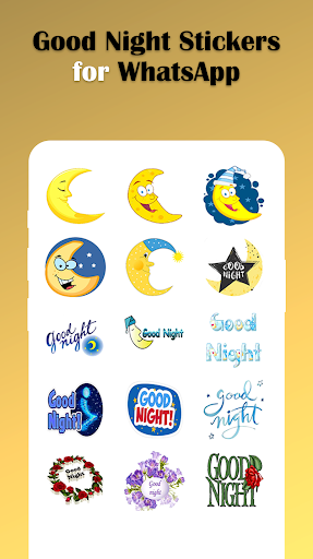 Good Night Stickers WASticker