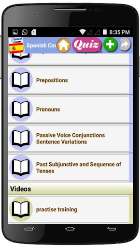Spanish courses Screen 3