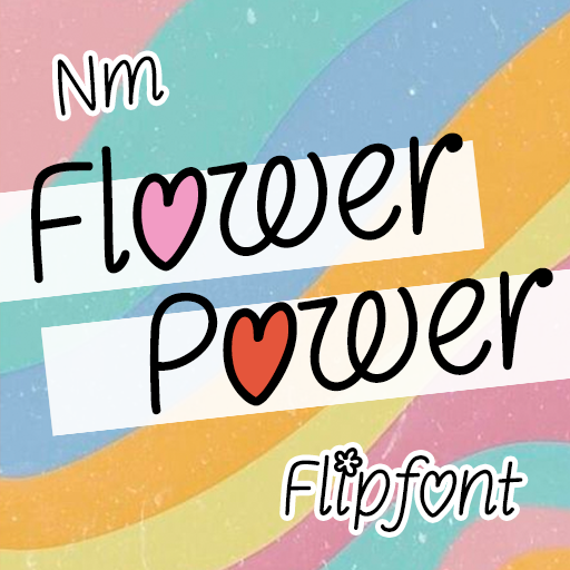 NmFlowerPower™ Latin Flipfont logo