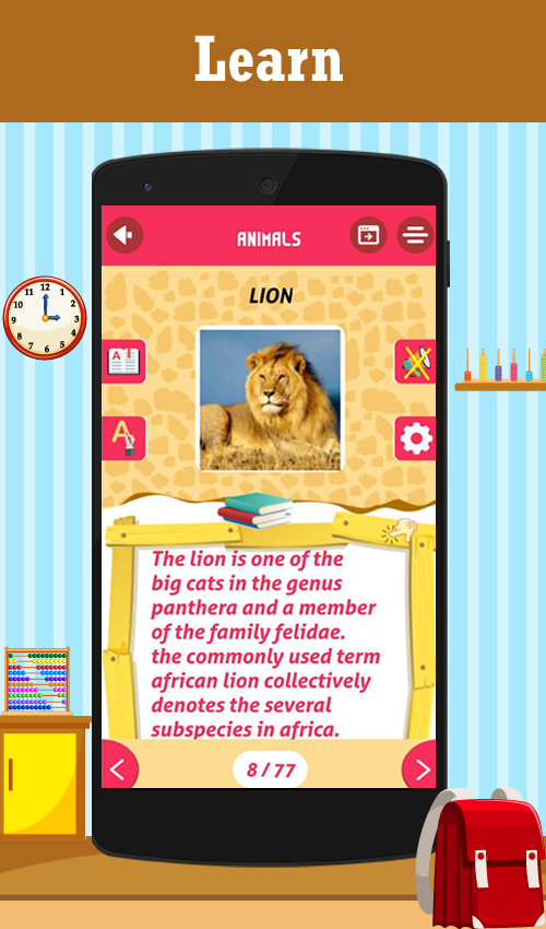 Android application Learn English Vocabulary Words screenshort