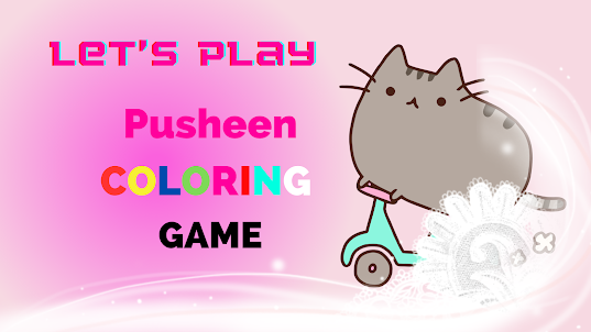 Pusheen Coloring: coloring Cat