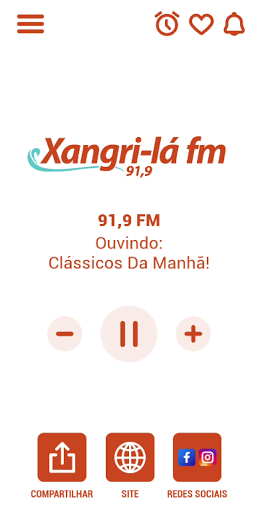 Android application Rádio Xangri-lá FM - 91,9 FM screenshort