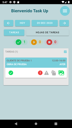 TaskUp App Screen 2