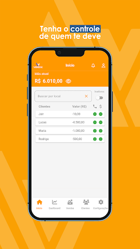 Android application Vendix - Controle de Vendas screenshort