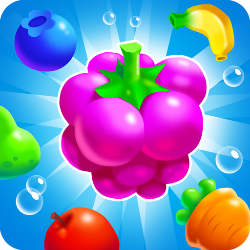 Fruit Splash Cartoon Logo
