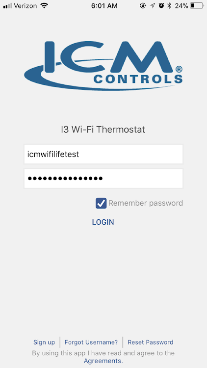 ICM I3 Thermostat - 25 - (Android)