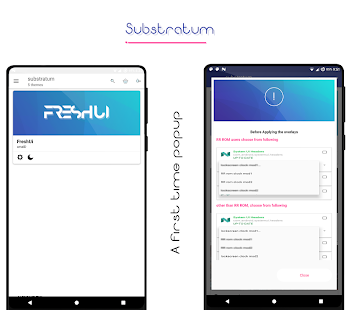 FreshUi Light Substratum Theme Ekran görüntüsü