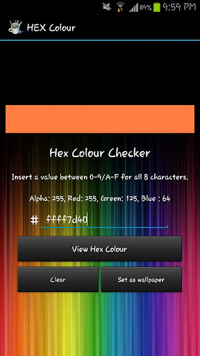 Simple Colours Screen 3