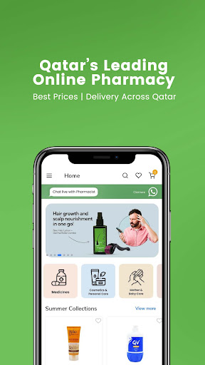 Android application Care n Cure Pharmacy Qatar screenshort