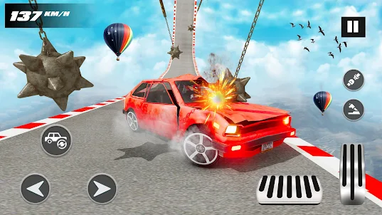 tai nạn xe hơi: game đua xe 3D
