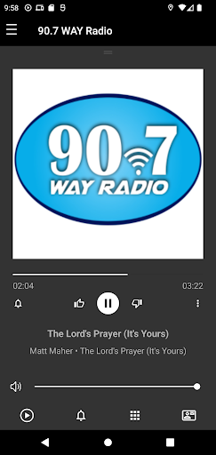 Android application 90.7 WAY Radio screenshort