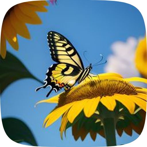 Butterfly wallpaper logo