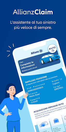 Android application AllianzClaim screenshort
