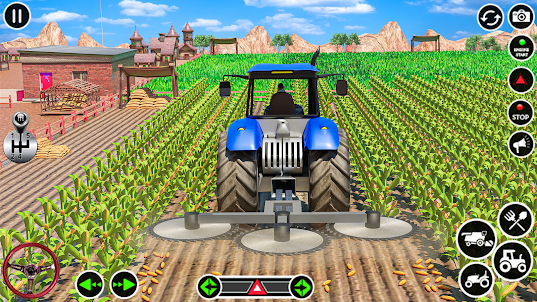 Tractor Farming Games: Farming