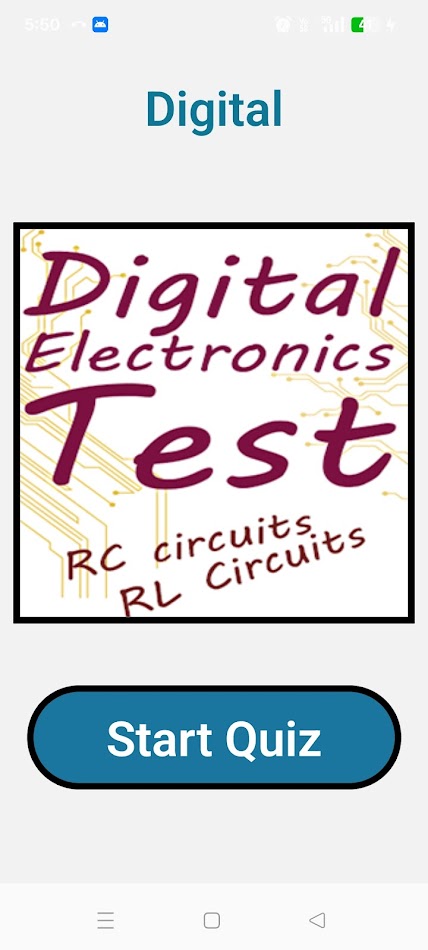 #9. Digital Electronics Quiz (Android) Av: RajalakshmiRTY
