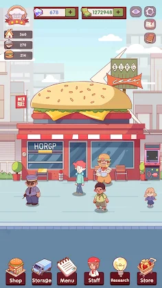 Idle Cafe Sim - Screenshot 1
