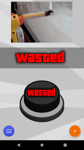 Wasted Prank Meme Button Screen 3