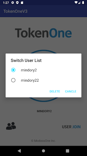 TokenOneV3 Screen 3