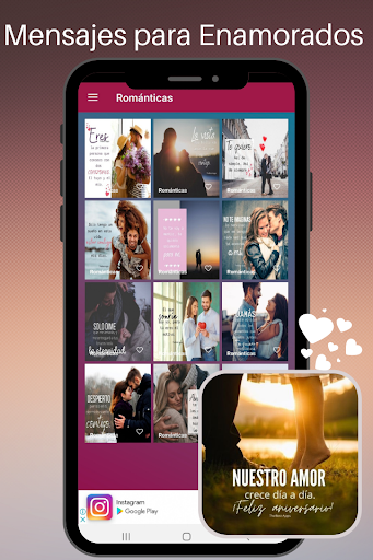 Android application Frases Bonitas de Amor screenshort
