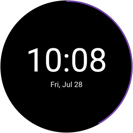 Minimal Watch Face Screen 3