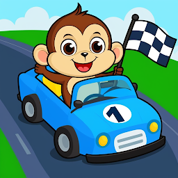 「兒童汽車遊戲—幼兒汽車競賽」圖示圖片