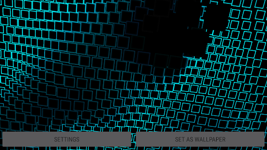 Neon Squares 3D Live Wallpaper Screenshot